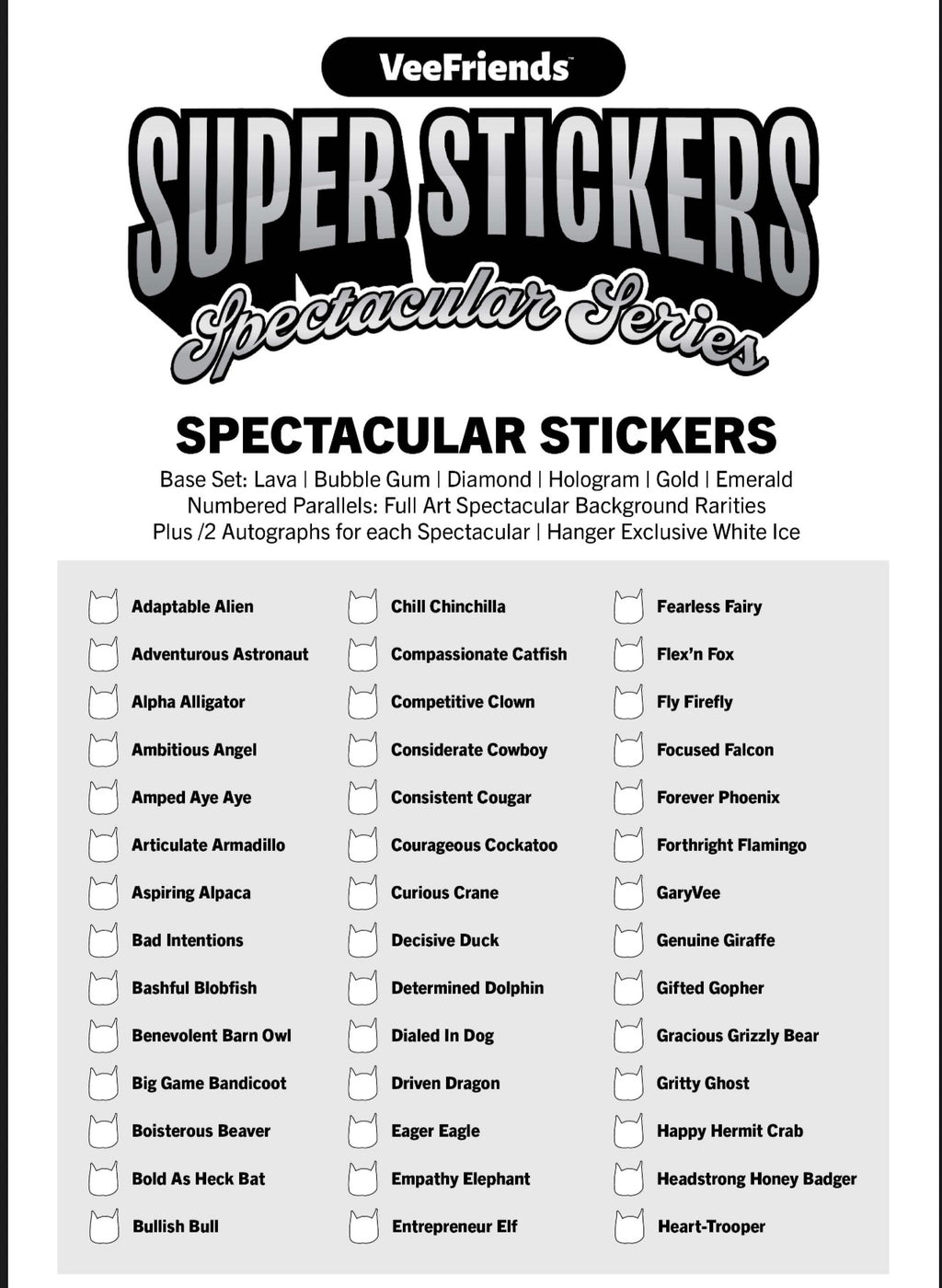 2026 VeeFriends Super Stickers Spectacular Series 12-Box Case