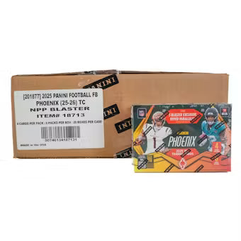 2025 Panini Phoenix Football Blaster 20-Box Case (Hyper Parallels!)