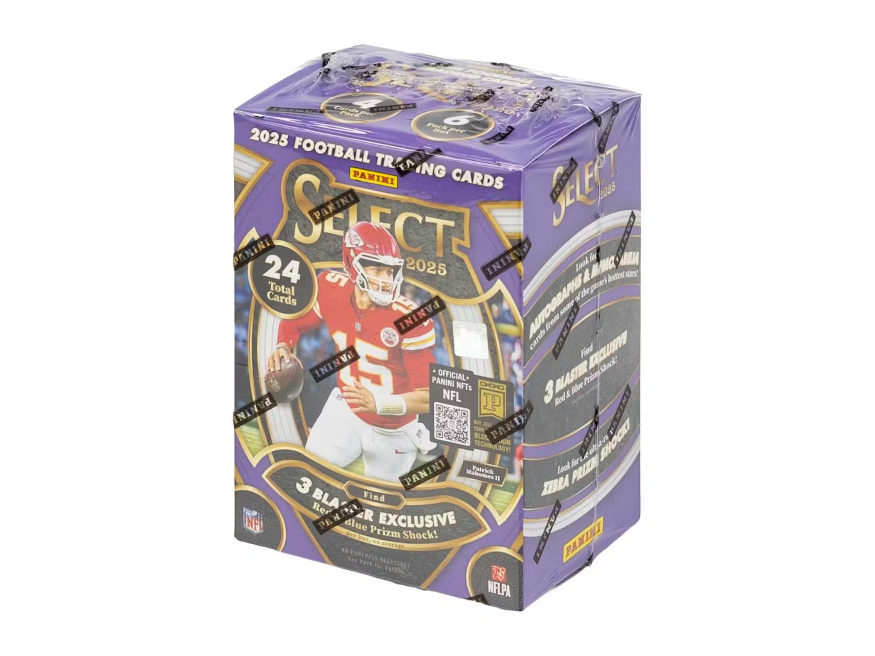2025 Panini Select Football 6-Pack Blaster 20-Box Case (Red & Blue Prizms!)