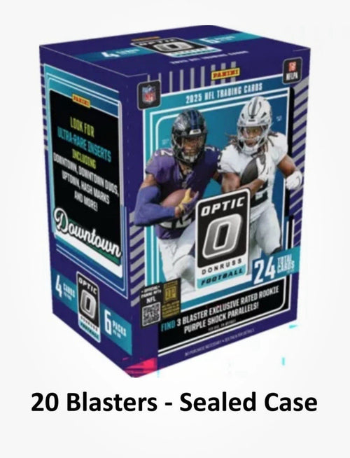 2025 Panini Donruss Optic Football Blaster 20-Box Case